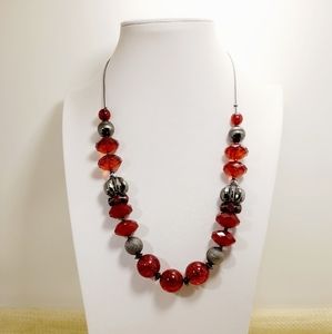 New York & Company Chunky beads Statement necklace
